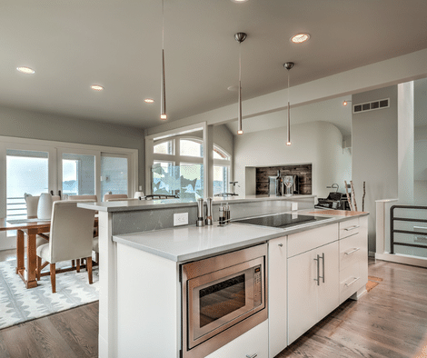 2-tier kitchen islands