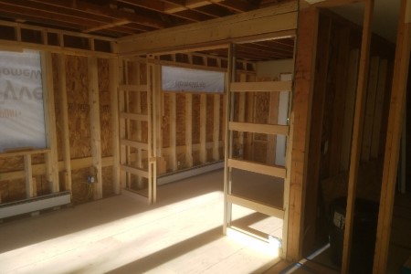 Framing for pocket doors