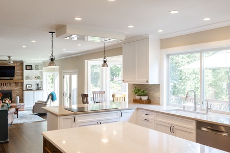 Kitchen island extra-large with cabinetry, VanderBeken Remodel, Mill Creek, 2022