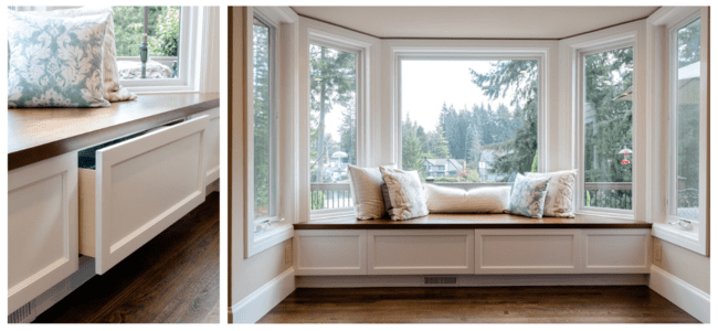 Main Floor Remodel in Mill Creek_Window Seat