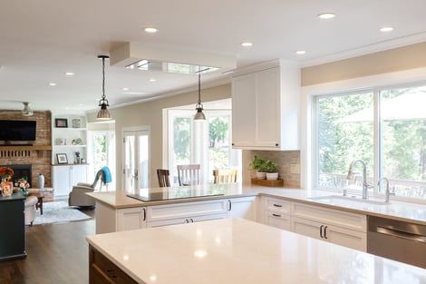 Open flow kitchen remodel, VanderBeken Remodel, Mill Creek, 2022