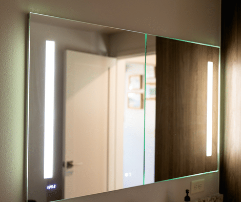 Smart tech medicine cabinet
