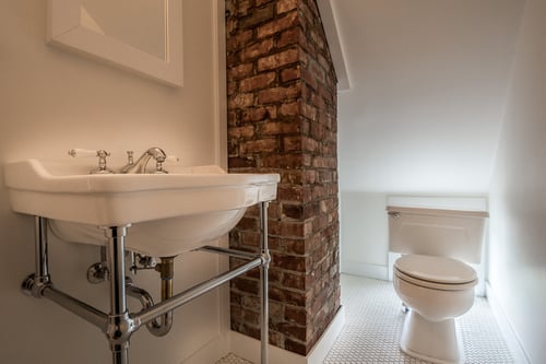 Small hall bathroom by VanderBeken Remodel, Snohomish, WA-1