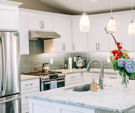 island with kitchen prep sink
